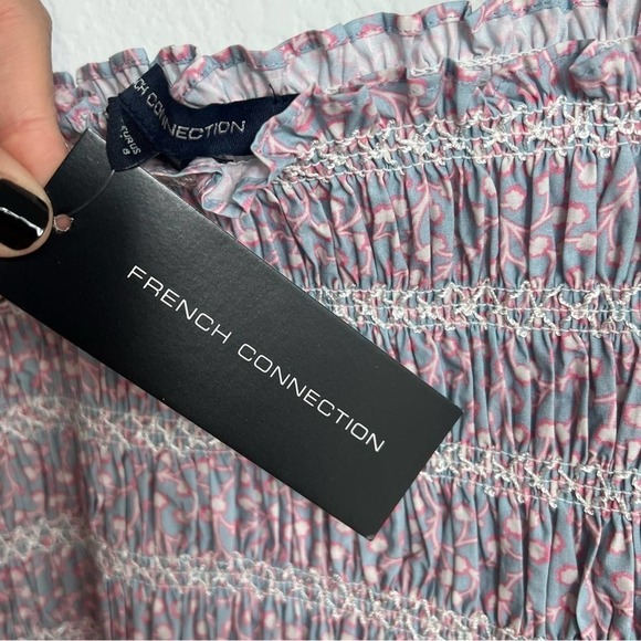 French Connection Women’s Square Neck Cropped Tank Size US 8 Brand New - Picture 7 of 7